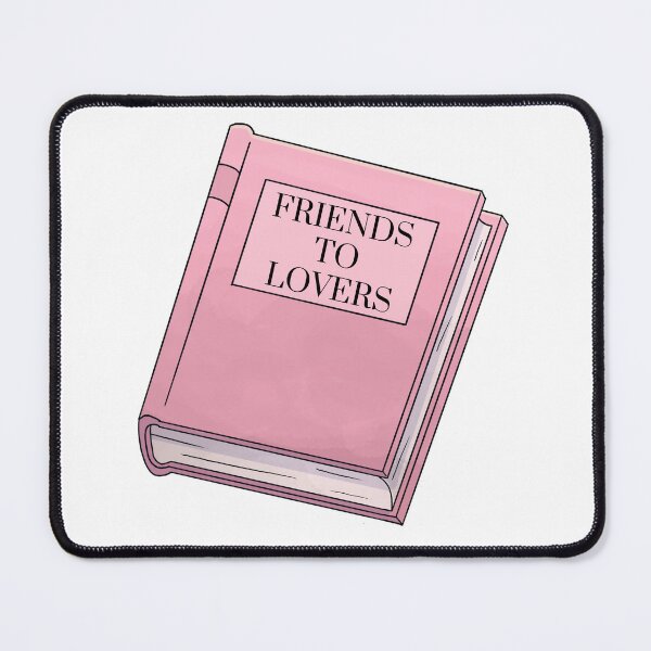 Item preview, Friends to Lovers Pink Book Romance Trope  designed and sold by NimuehArt.