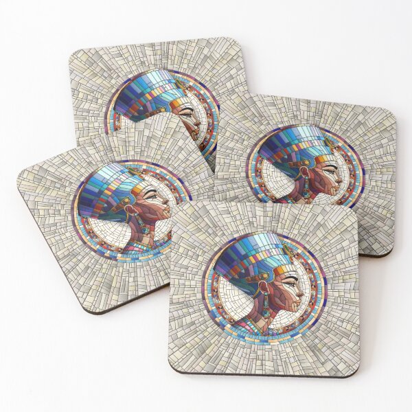 Item preview, Egyptian Nefertiti -Mosaic Art designed and sold by k9printart.
