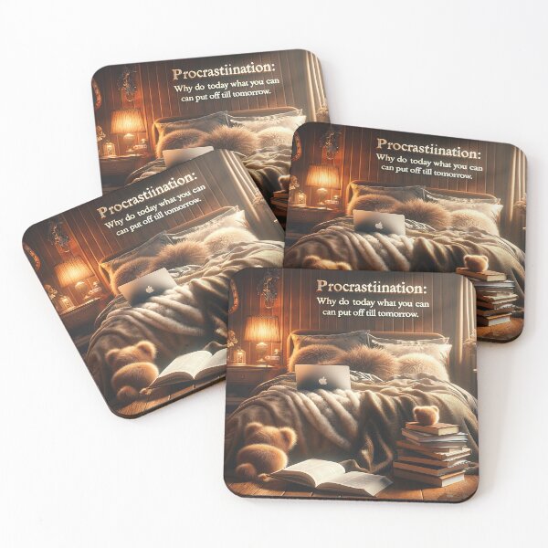 Item preview, The Art of Delay: Cozy Procrastination Haven designed and sold by FIYARO.