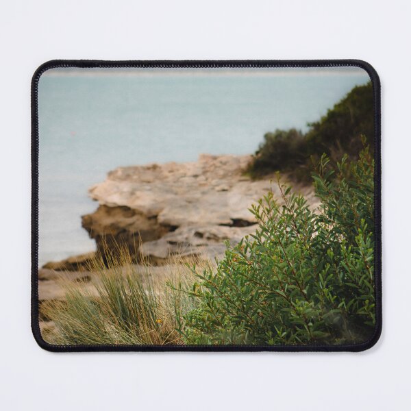 Item preview, Hidden Coastal Paradise - Natural Photographic Print of Coastal Flora and Rocks, Beachport Australia designed and sold by TRex-Landscapes.
