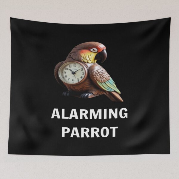 Item preview, Alarming Parrot Clock | Parrot | Parrots Lover | Parrot Owner designed and sold by PLANTONE.