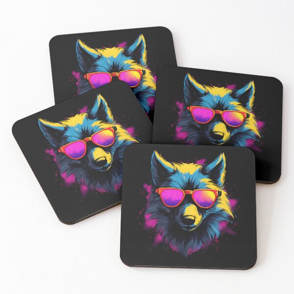 Item preview, Wolf with sunglasses designed and sold by DerSenat.