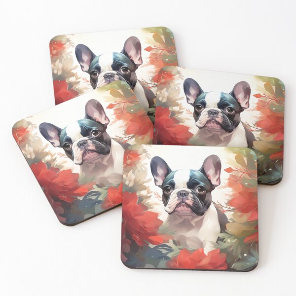 Item preview, Festive Frenchie Slumber designed and sold by cute-animals99.