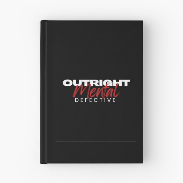 Item preview, Outright Mental Defective Red  designed and sold by a-new-light.