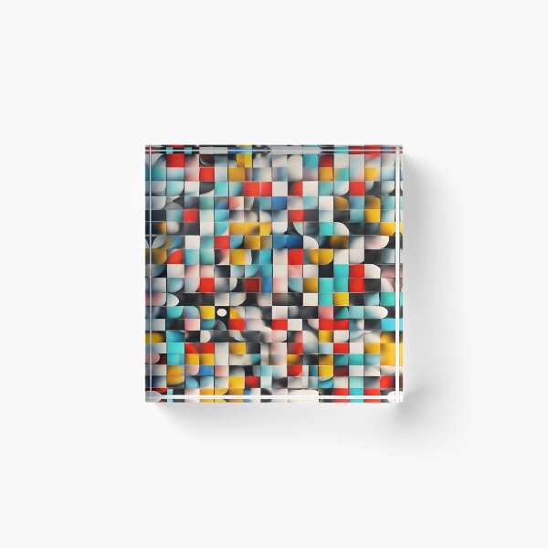 Item preview,  Marvelous Colorful Bauhaus Pattern  designed and sold by DigiDreamyArt.