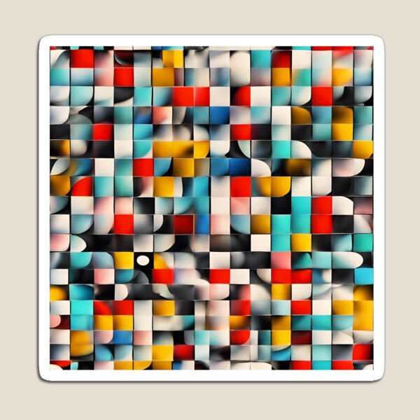 Item preview,  Marvelous Colorful Bauhaus Pattern  designed and sold by DigiDreamyArt.