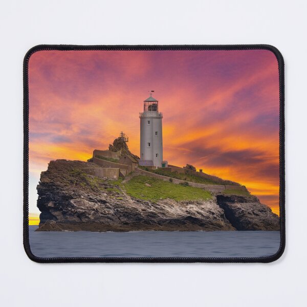 Item preview, Godrevy Lighthouse Sunset designed and sold by Alisonchambers2.