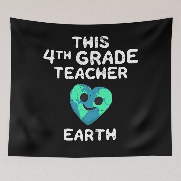 Item preview, This 4th Grade Teacher Loves Earth, Cute Earth Day Shirt designed and sold by 14thFloor.