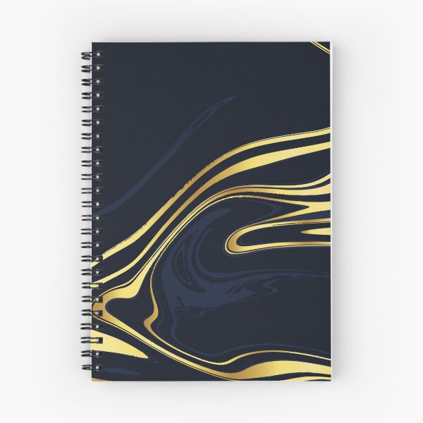 Item preview, Gold Navy Blue Marble designed and sold by KA DESIGNS.