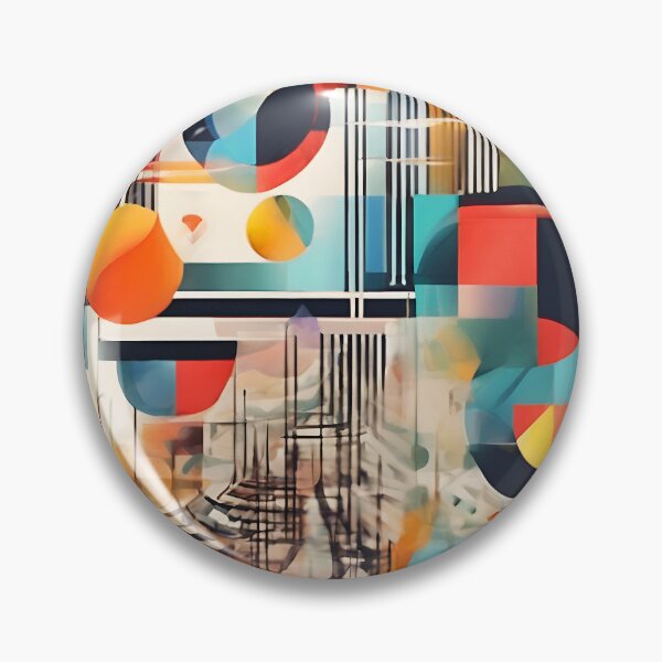 Item preview, Marvelous Colorful Bauhaus Pattern  designed and sold by DigiDreamyArt.