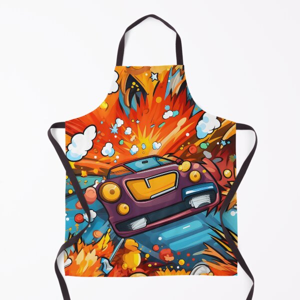 Item preview, Race car explosion designed and sold by Sp3ctrumOfColor.