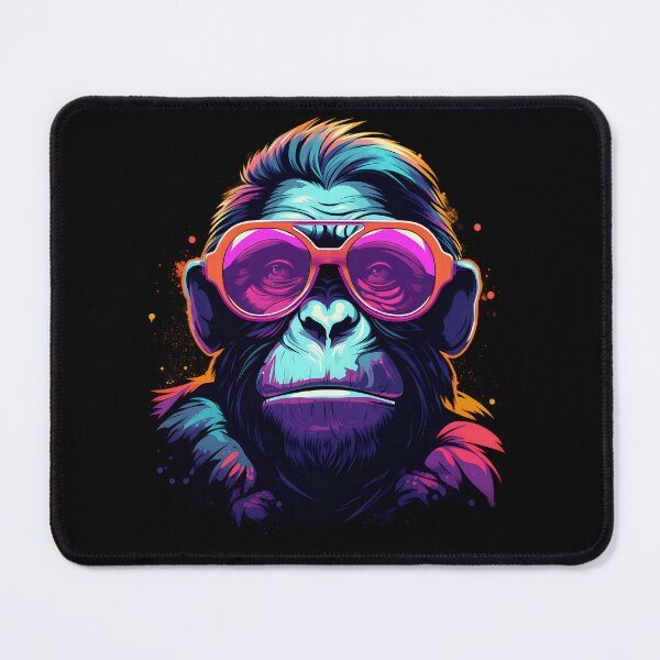 Item preview, Chimpanzee with sunglasses designed and sold by DerSenat.