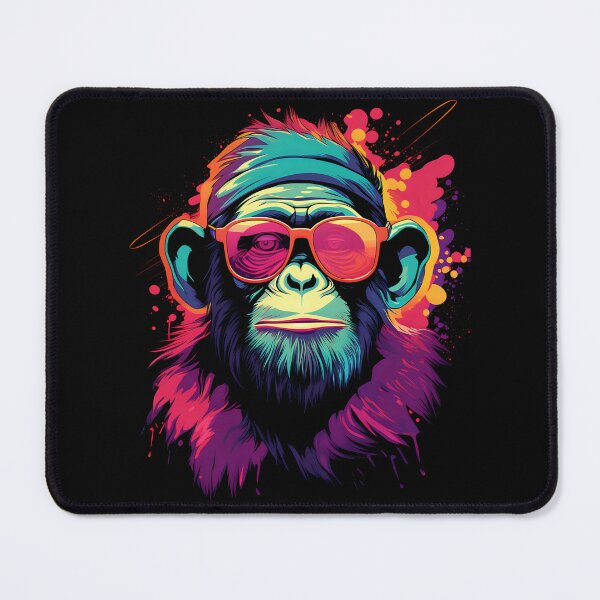 Item preview, Chimpanzee with sunglasses designed and sold by DerSenat.