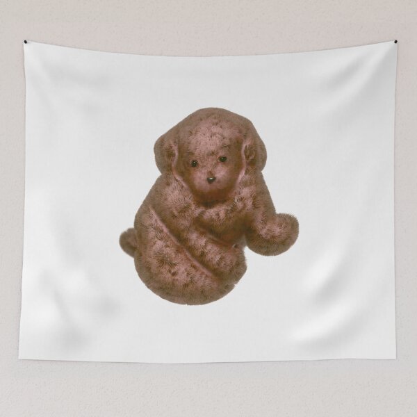 Item preview, Cuddly Puppy 3D Illustration - Brown & White designed and sold by OG-Graphics.