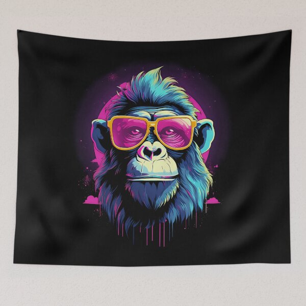 Item preview, Chimpanzee with sunglasses designed and sold by DerSenat.