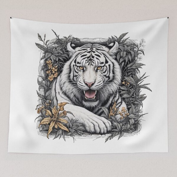 Item preview, White Siberian Tiger designed and sold by Bananobanini.