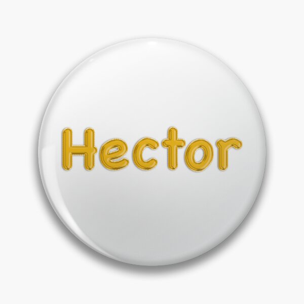 Item preview, Golden Balloon Hector Name Label  designed and sold by NormadWorld.