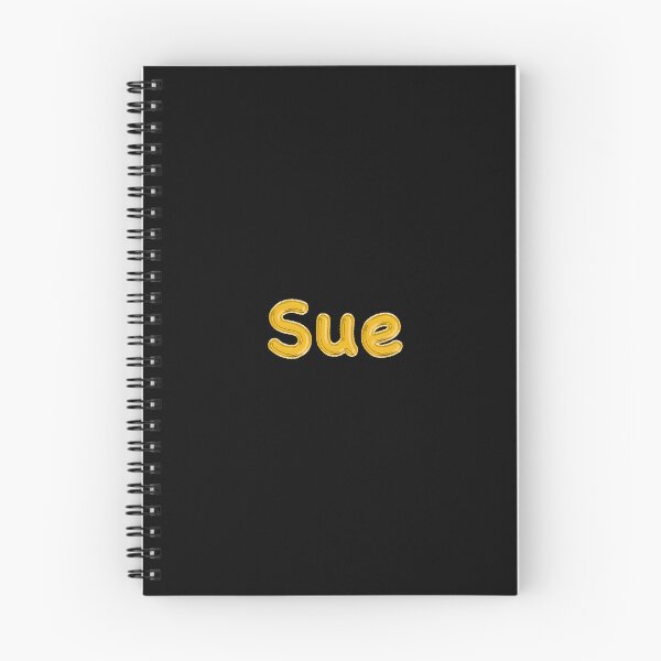 Item preview, Golden Balloon Sue Name Label (Black) designed and sold by NormadWorld.
