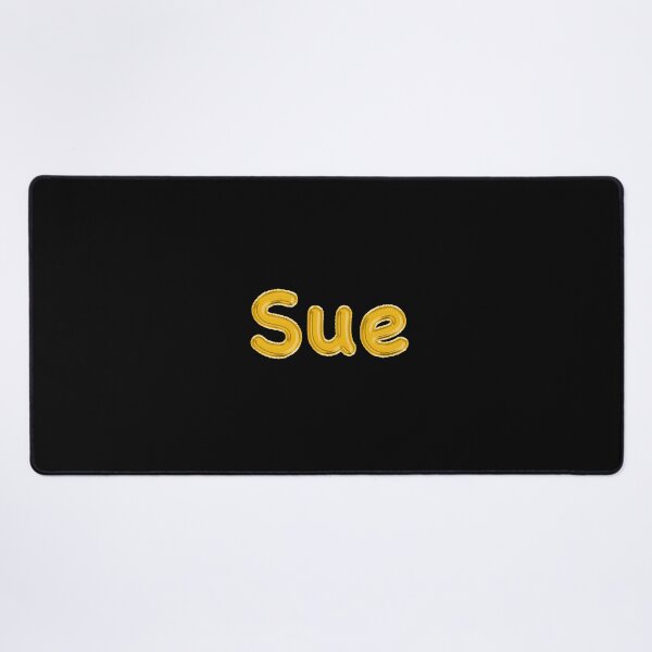 Item preview, Golden Balloon Sue Name Label (Black) designed and sold by NormadWorld.