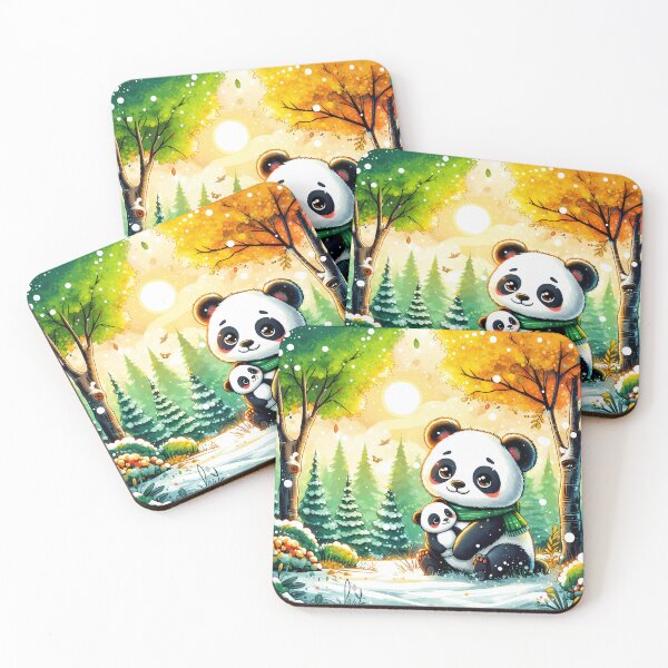 Item preview, Cute Panda Art | Winter Cubby Baby designed and sold by TrueArtVibes.
