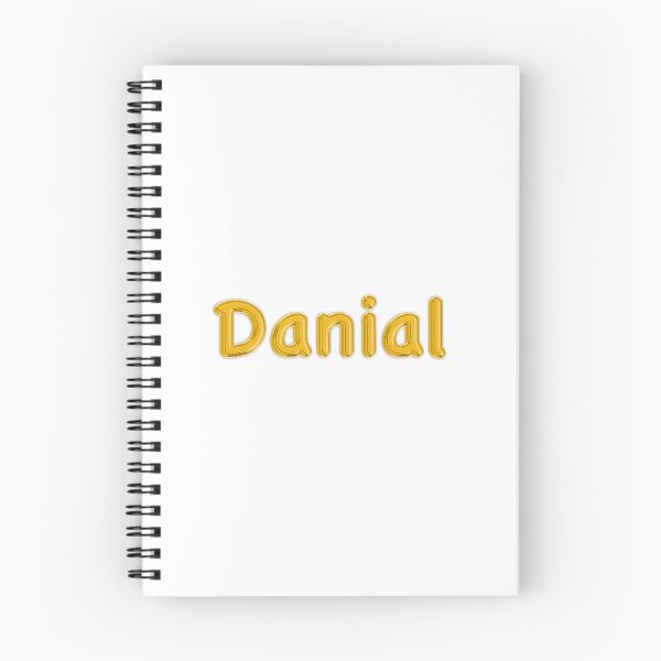 Item preview, Golden Balloon Danial Name Label designed and sold by NormadWorld.
