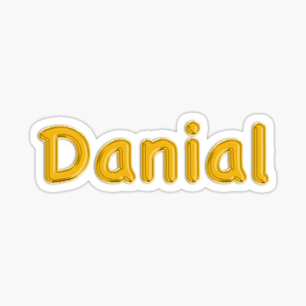 Pegatinas: Etiqueta De Nombre Daniel