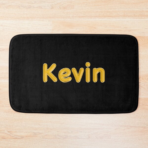 Item preview, Golden Balloon Kevin Name Label (Black) designed and sold by NormadWorld.