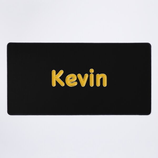 Item preview, Golden Balloon Kevin Name Label (Black) designed and sold by NormadWorld.