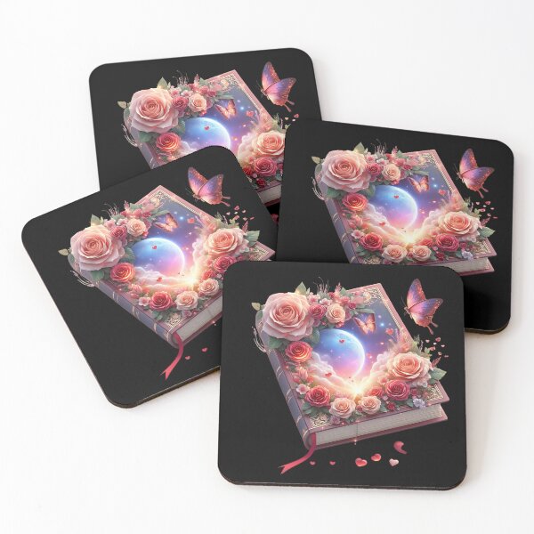 Item preview, Open Book With Flowers designed and sold by GlunmanStore.