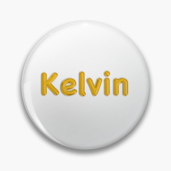 Item preview, Golden Balloon Kelvin Name Label designed and sold by NormadWorld.
