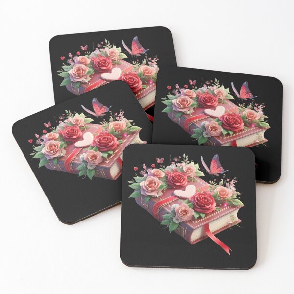 Item preview, Open Book With Flowers designed and sold by GlunmanStore.