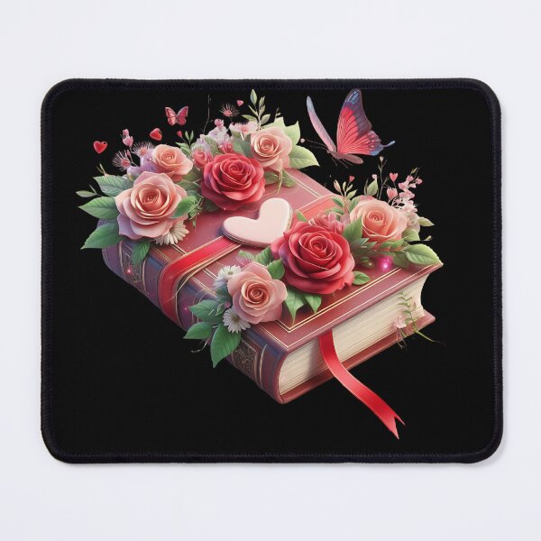 Item preview, Open Book With Flowers designed and sold by GlunmanStore.