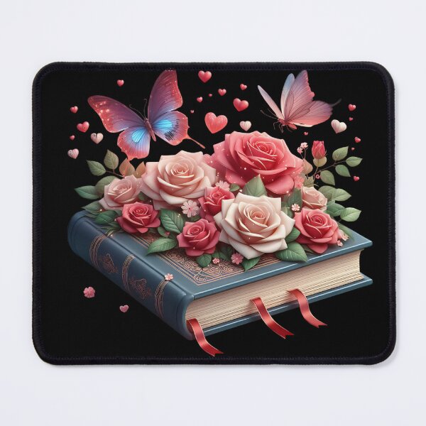 Item preview, Open Book With Flowers designed and sold by GlunmanStore.