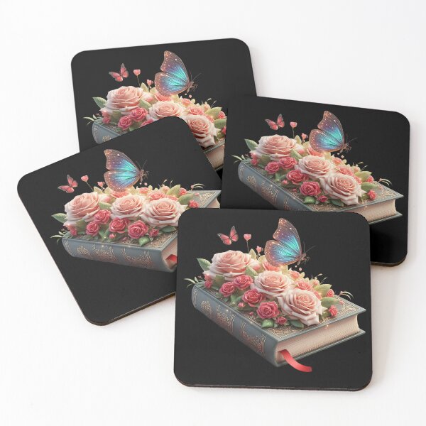 Item preview, Open Book With Flowers designed and sold by GlunmanStore.