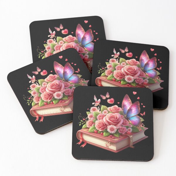 Item preview, Open Book With Flowers designed and sold by GlunmanStore.