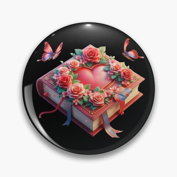 Item preview, Open Book With Flowers designed and sold by GlunmanStore.