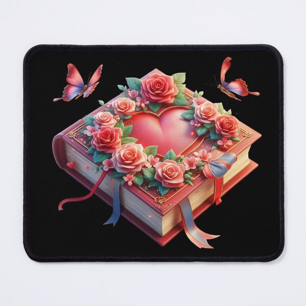 Item preview, Open Book With Flowers designed and sold by GlunmanStore.