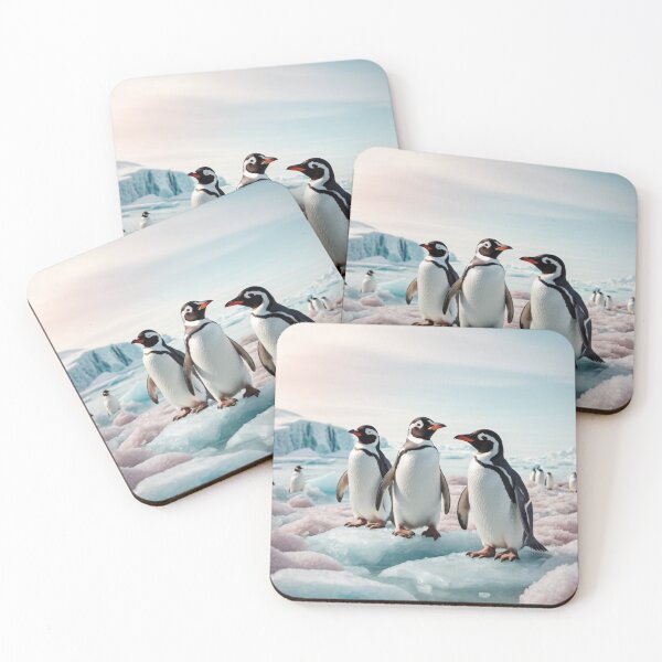 Item preview, Whimsical Penguins on Ice designed and sold by Enchanting Art Vista.