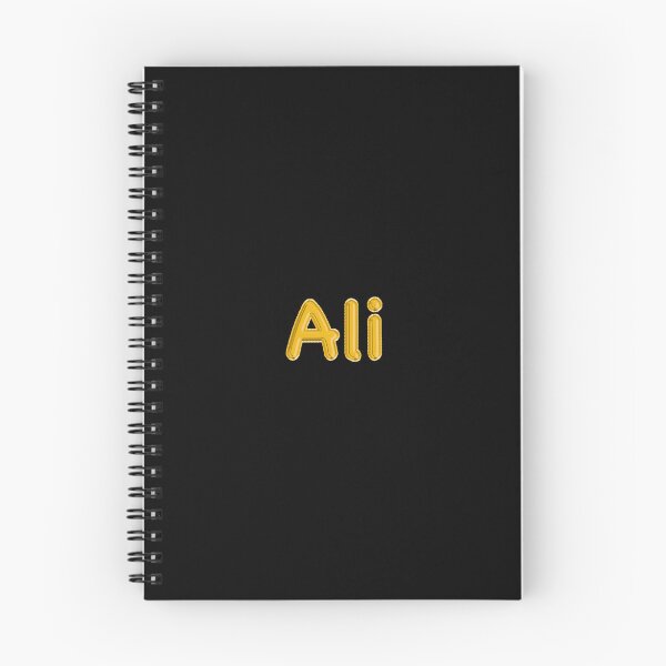 Item preview, Golden Balloon Ali Name Label (Black) designed and sold by NormadWorld.