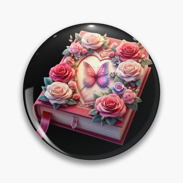 Item preview, Open Book With Flowers designed and sold by GlunmanStore.