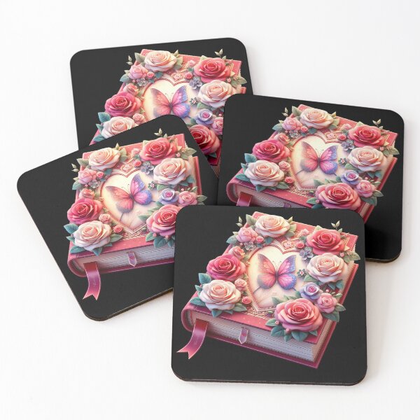 Item preview, Open Book With Flowers designed and sold by GlunmanStore.