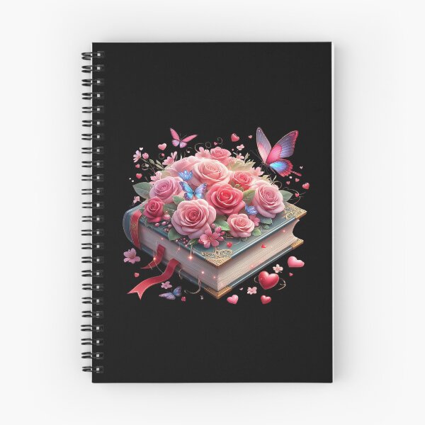 Item preview, Open Book With Flowers designed and sold by GlunmanStore.