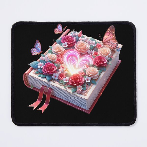 Item preview, Open Book With Flowers designed and sold by GlunmanStore.