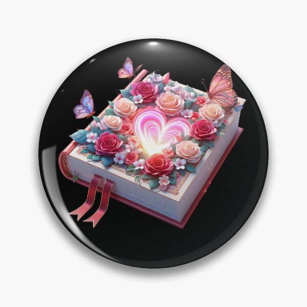 Item preview, Open Book With Flowers designed and sold by GlunmanStore.