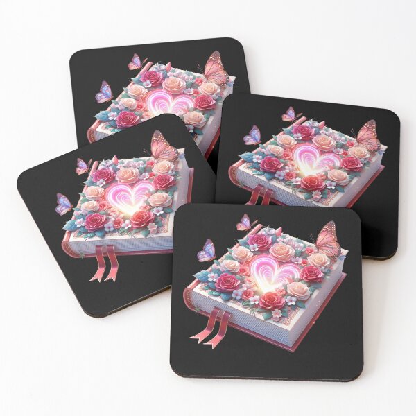 Item preview, Open Book With Flowers designed and sold by GlunmanStore.