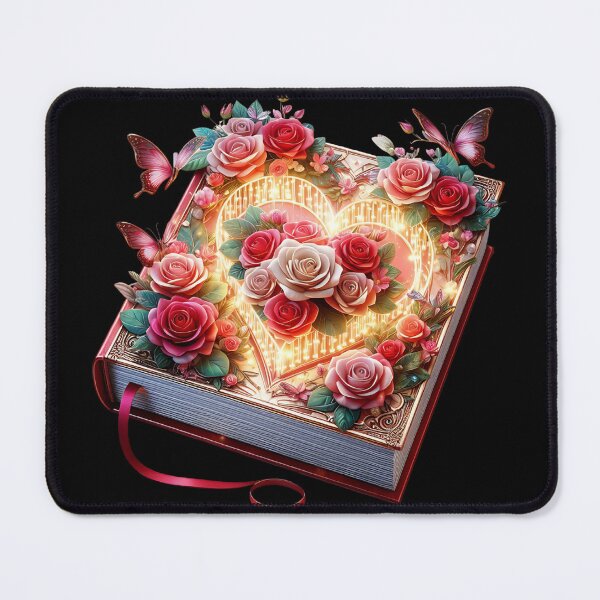 Item preview, Open Book With Flowers designed and sold by GlunmanStore.