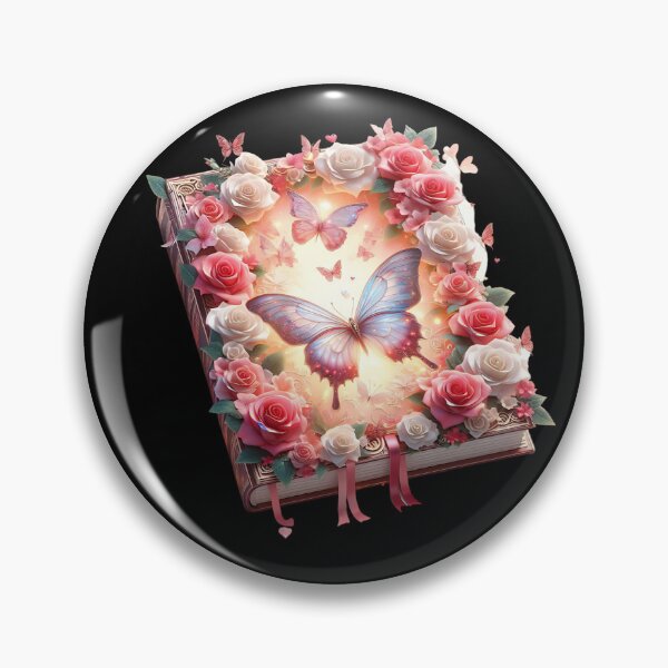 Item preview, Open Book With Flowers designed and sold by GlunmanStore.