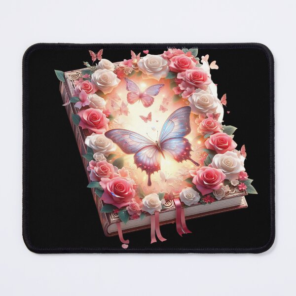 Item preview, Open Book With Flowers designed and sold by GlunmanStore.