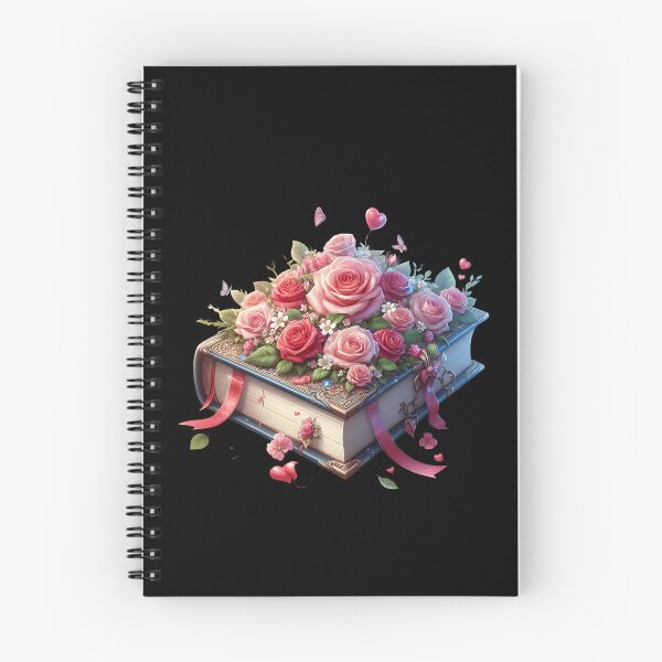 Item preview, Open Book With Flowers designed and sold by GlunmanStore.