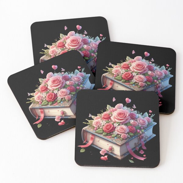 Item preview, Open Book With Flowers designed and sold by GlunmanStore.